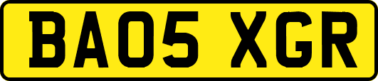 BA05XGR