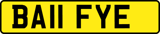 BA11FYE