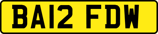 BA12FDW