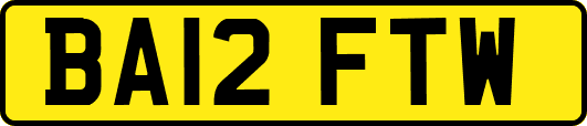 BA12FTW