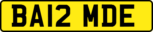 BA12MDE