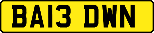 BA13DWN