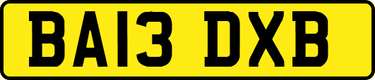 BA13DXB