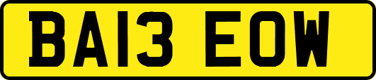 BA13EOW