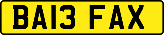 BA13FAX