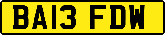 BA13FDW