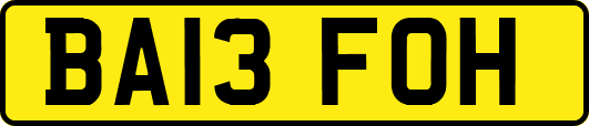 BA13FOH