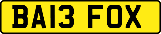 BA13FOX