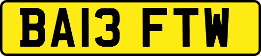 BA13FTW