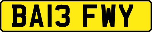 BA13FWY