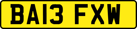 BA13FXW