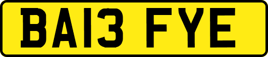 BA13FYE