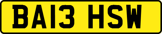 BA13HSW