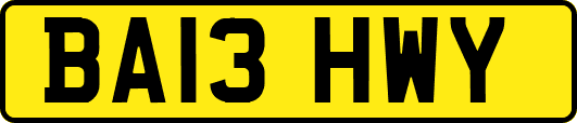 BA13HWY
