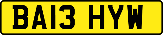 BA13HYW