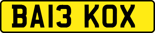 BA13KOX