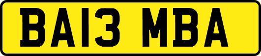 BA13MBA