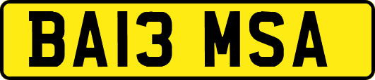 BA13MSA