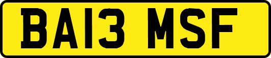 BA13MSF