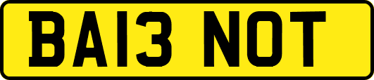 BA13NOT