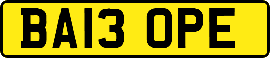 BA13OPE