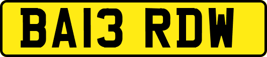 BA13RDW