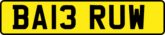 BA13RUW