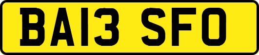 BA13SFO