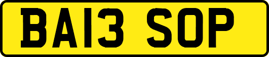 BA13SOP