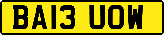 BA13UOW