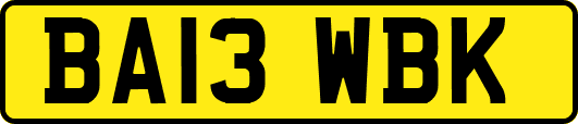 BA13WBK