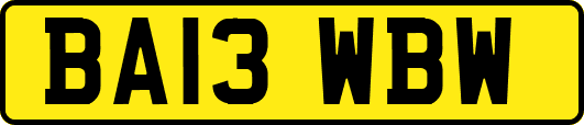 BA13WBW