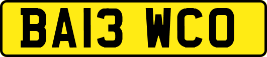 BA13WCO