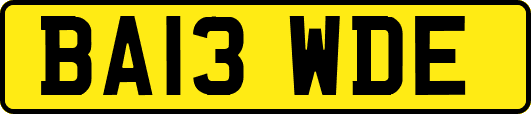 BA13WDE