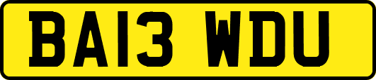BA13WDU