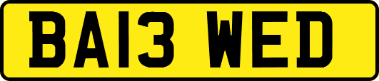BA13WED