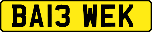BA13WEK