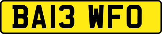 BA13WFO