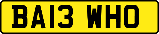 BA13WHO
