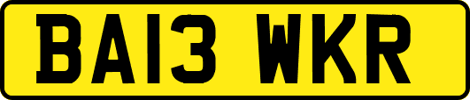 BA13WKR