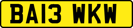 BA13WKW