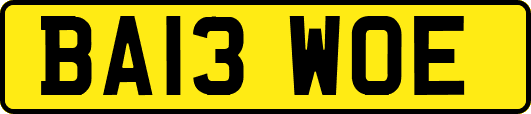 BA13WOE