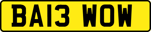 BA13WOW