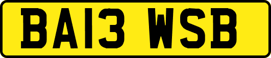 BA13WSB