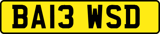 BA13WSD