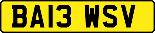 BA13WSV