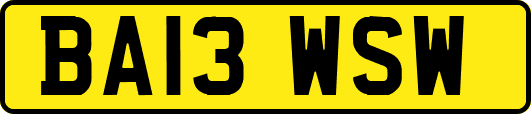 BA13WSW