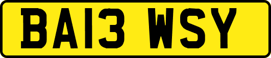 BA13WSY