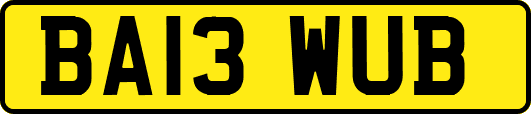 BA13WUB