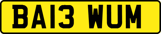 BA13WUM